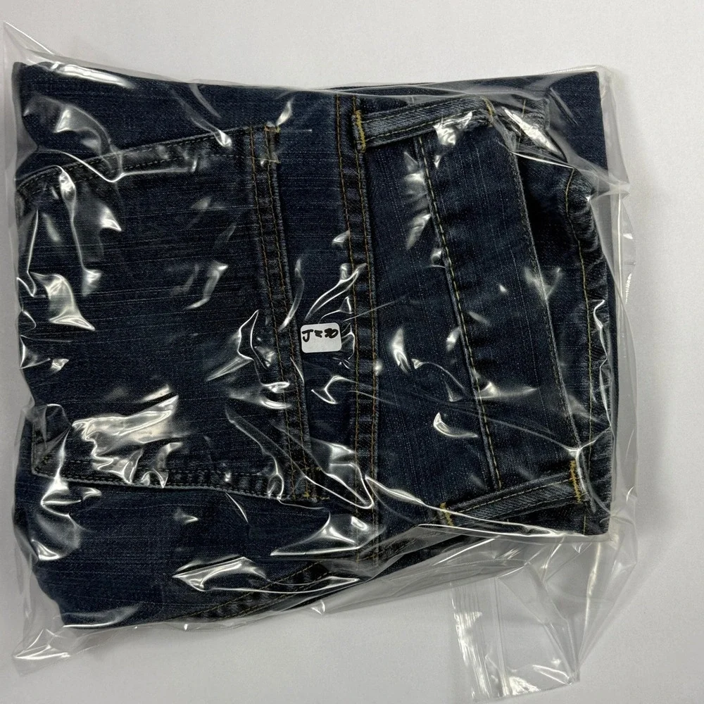 Y2K Polo Ralph Lauren Mens Dark Wash Jeans Red Pony Logo Straight Leg 30x30